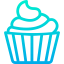 Cupcake Ikona 64x64