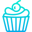 Cupcake Ikona 64x64