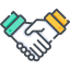 Handshake icon 64x64