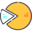 Pie chart icon 64x64
