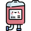 Blood transfusion icon 64x64