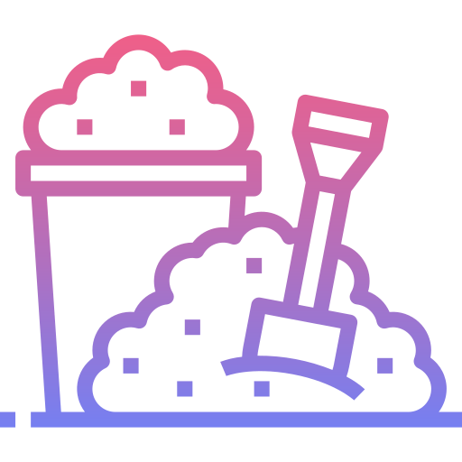 Sand bucket icon