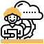 Cloud service icon 64x64