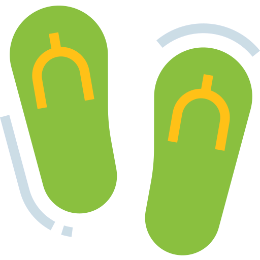 Flip flops icon