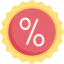 Percentage icon 64x64