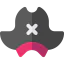 Pirate hat icon 64x64