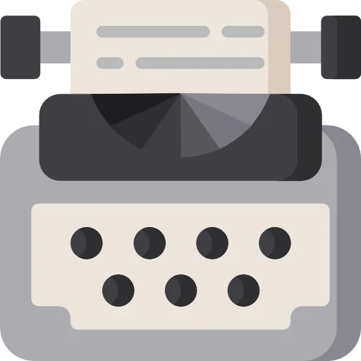 Typewriter icon