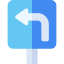 Turn left icon 64x64