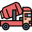 Concrete mixer icon 64x64