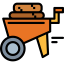 Wheelbarrow icon 64x64