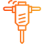 Hydraulic breaker icon 64x64