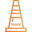 Traffic cone icon 64x64