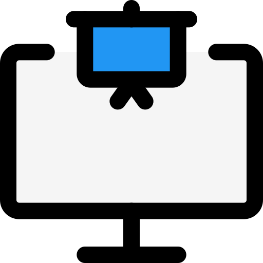 Computer monitor icon