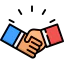Рукопожатие иконка 64x64