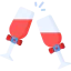 Wine glasses icon 64x64