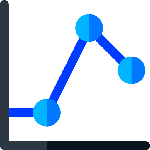 Line chart icon