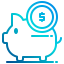 Piggy bank icon 64x64