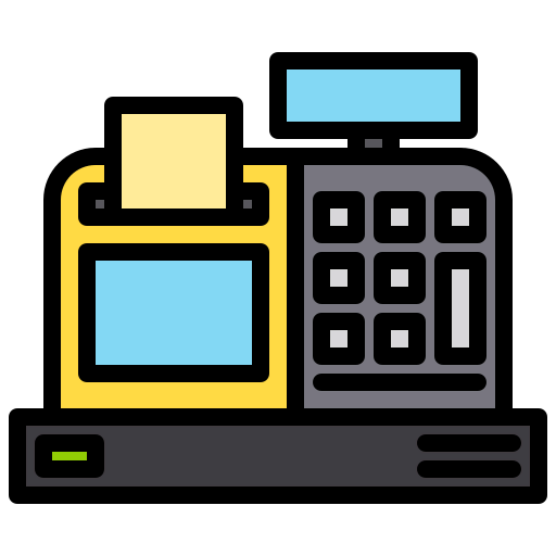 Cash machine icon