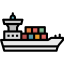 Cargo boat ícono 64x64