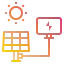 Solar energy icon 64x64