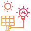 Solar energy icon 64x64