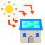 Solar energy icon 64x64
