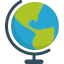 Earth globe icon 64x64