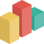 Bar chart icon 64x64