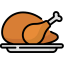 Chicken leg icon 64x64