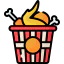 Fried chicken icon 64x64
