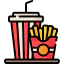 French fries icon 64x64