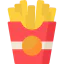Fried potatoes icon 64x64