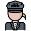 Taxi driver icon 64x64