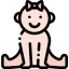 Baby girl icon 64x64