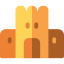 Sand castle icon 64x64