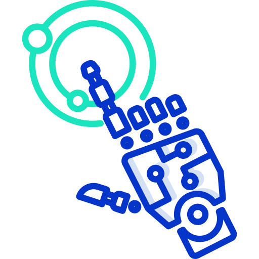 Bionic arm icon