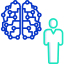 Human brain icon 64x64