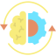 Brain process icon 64x64