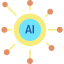 Artificial intelligence icon 64x64