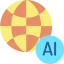 Artificial intelligence icon 64x64