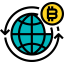 Bitcoin ícone 64x64