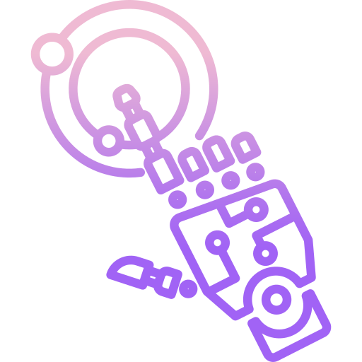 Bionic arm icon