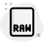 Raw format icon 64x64