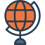 Earth globe ícone 64x64