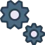 Cogwheel ícone 64x64