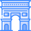 Arc de triomphe ícone 64x64