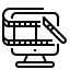 Film editing Symbol 64x64