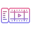 Movie ticket icon 64x64