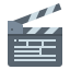 Clapperboard icon 64x64