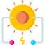 Sun energy icon 64x64